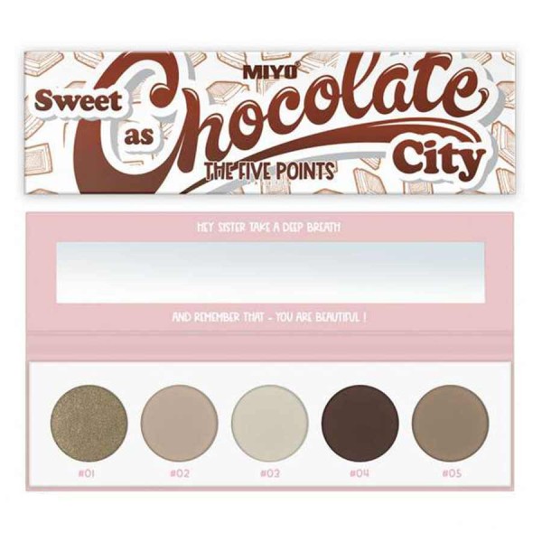 Paleta sombras Miyo Chocolate City